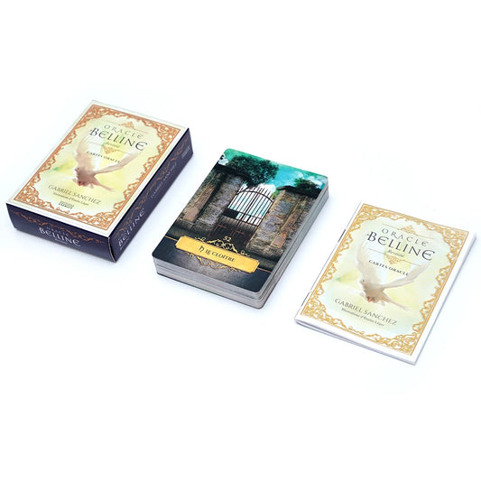 Oracle Belline Revisite Deck of Oracle Cards for Divination and Spiritual Guidance Featuring Elegant Artwork and Illustrated By