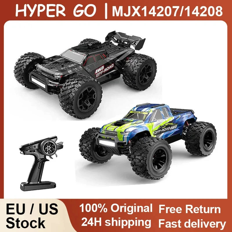 Hyper Go MJX 14207 1/14 Scale 4WD Brushless Remote Control Drift Racing Car - 55KM/H Off-Road Truck