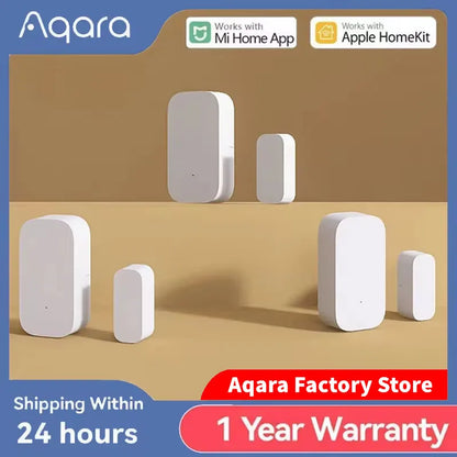 Door Window Sensor Zigbee Wireless Connection Alarm Smart Mini Door Sensor Work with  Gateway Mi Home Homekit APP