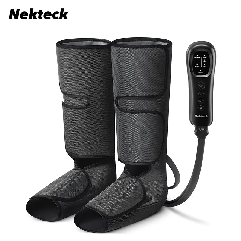 Leg Massager Air Compression Calf Wraps Air Pressure Massage for Blood Circulation and Relaxation Lymphatic Drainage