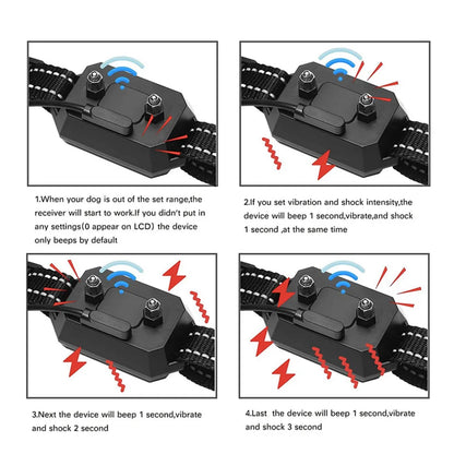 Gps Tracker for Dog Waterproof Dog Collar Real Time Tracking No Transmitter and Wire Locator Pet Locator Support Geo-Fence Alarm