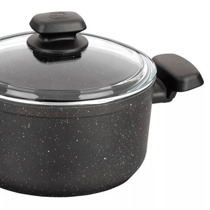 Korkmaz Ornella Aluminum 5L Non-Stick Casserole Dish with Lid