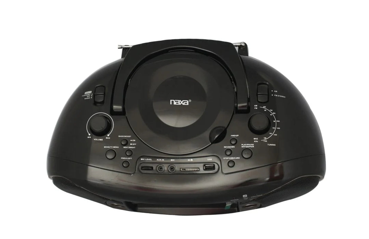 Naxa 7" Bluetooth® DVD Boombox and TV (NDL-287)