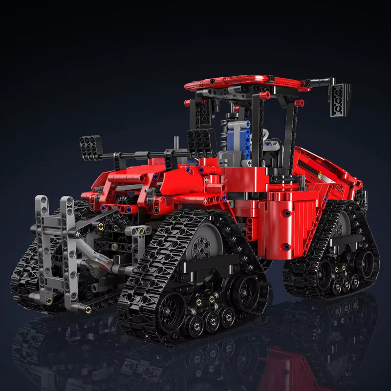 Mould King 18020 Technical Car Toys the APP RC MOC-35270 Pneumatic Crawler Tractor Building Block Brick Kids Christmas Gift