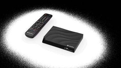 Vseebox V6 Max 2026 - Latest Model, Android 14, 4GB RAM, 64GB Storage, Voice Control, Wi-Fi 6, Parental Control, 8K HDMI, Complete Kit with Remote, HDMI Cable, Power Adapter, and Setup Guide