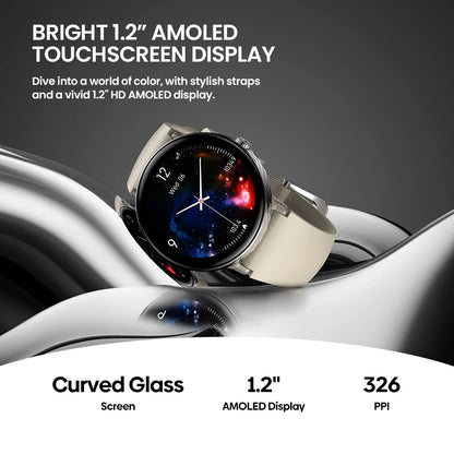 The NEW 2025  Lily 2 Voice Calling Female Smartwatch 1.2" AMOLED Screen Double Strap Health Management Sports Smart Watch