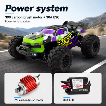 ZNLYRION 1:16 Scale RC Off-Road Buggy with Optional Brushless Motor and 4WD - SG116MAX PRO Remote Control Racing Truck with Anti-Slip Tires