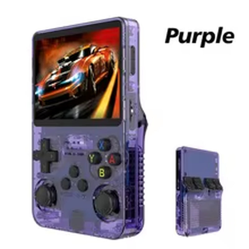 Open Source R36 64G Handheld Game Console 64G Best Games Linux System 3.5
