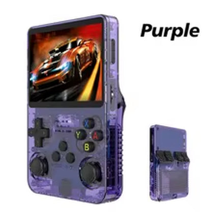 Open Source R36 64G Handheld Game Console 64G Best Games Linux System 3.5