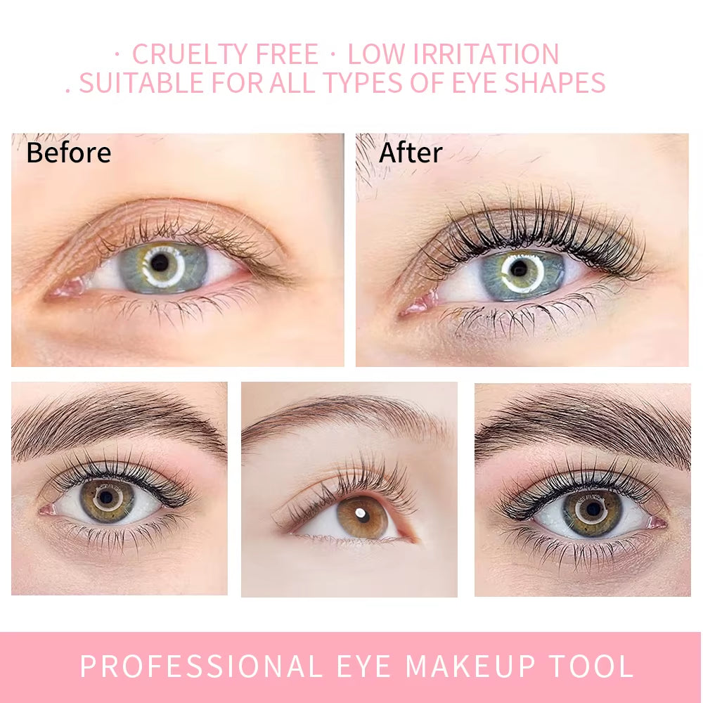 10 Pairs of Sachet Lash Lifting Lotion for 10-12 Minute Lash Perm and Fixation - Individual Makeup Tool Packages