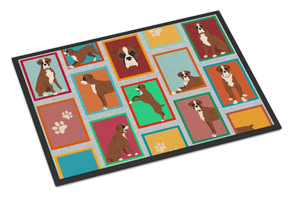 Lots of Flashy Fawn Boxer Doormat