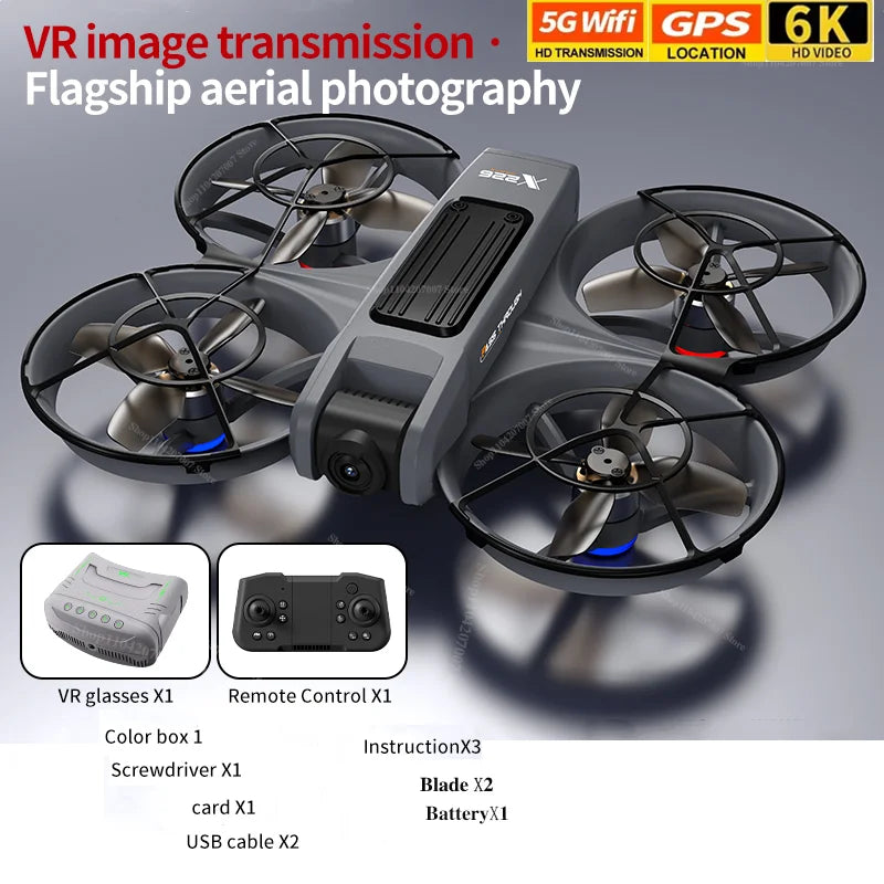 NEW Original X266 Drone 8K WIFI GPS Professional HD Aerial Photography Remote Control Aircraft HD Dual Camera Quadcopter Toy UAV