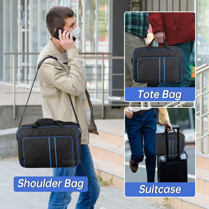 For PS5 Handheld Storage Bag Travel Carrying Case for Sony Playstation 5 Protective Shoulder Big Storage Bag Canvas Case Handbag