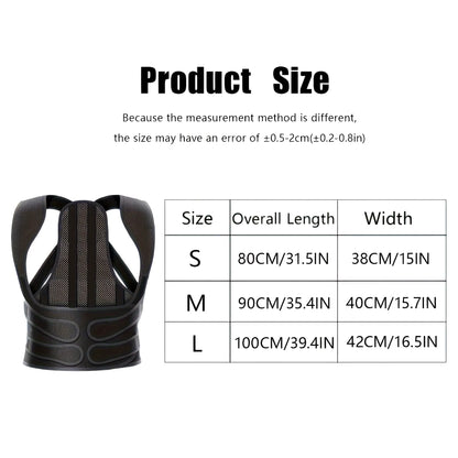 Back Brace Posture Corrector for Unisex Shoulder Straightener Adjustable Full Back Support Upper Hunchback Spine Corrector