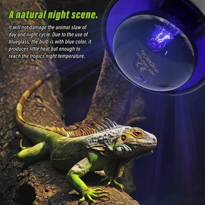 Pet Heating Lamp E27 Night Lamp for Amphibian Snake Lamp Heat Reptile Bulb UV Light 100W AC220-240V