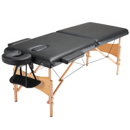 Portable Folding Massage Table - Lightweight Adjustable Salon Bed for Spa Therapy and Home Use