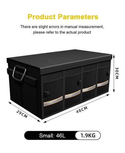Portable Multipurpose Folding Car Trunk Storage Organizer for SUVs and Trucks