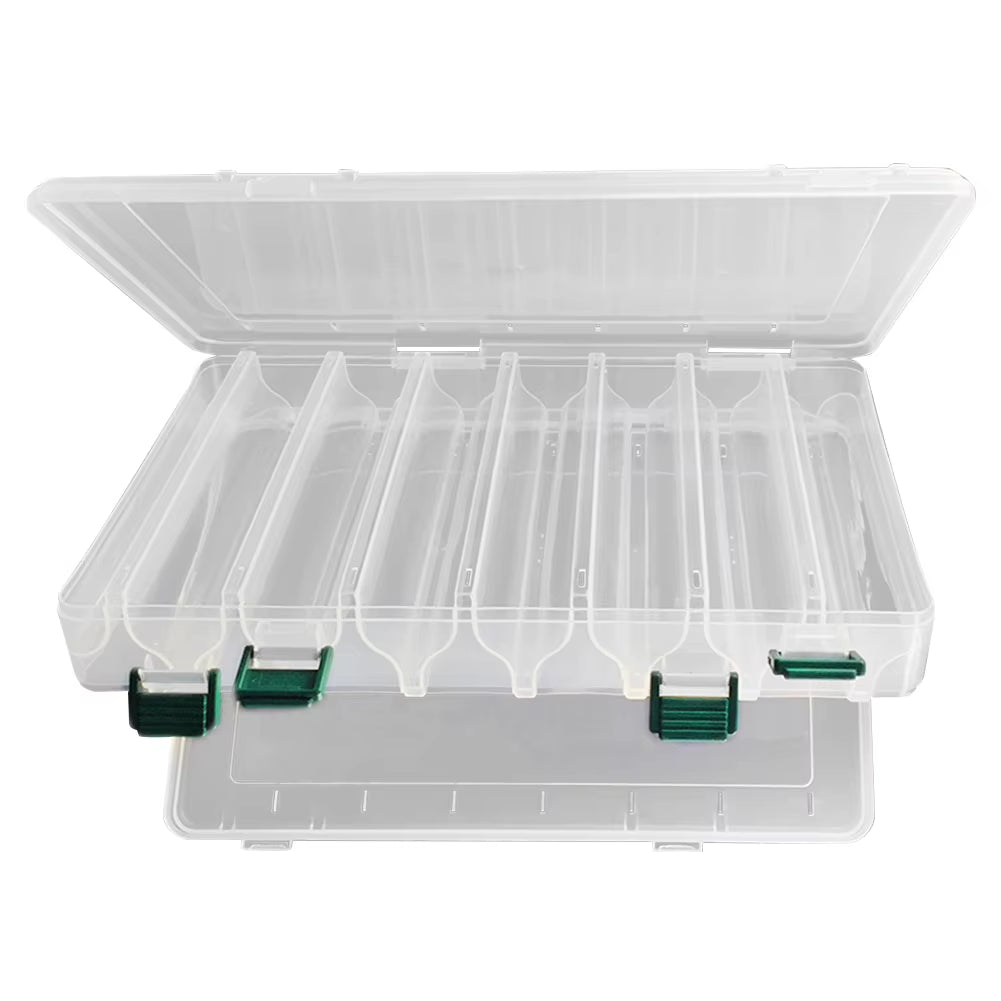 14 Grid Fishing Lure Box Large Capacity Double Sided Fishing Storage Case Portable Multifunctional for Fish Hook Lure Fake Bait