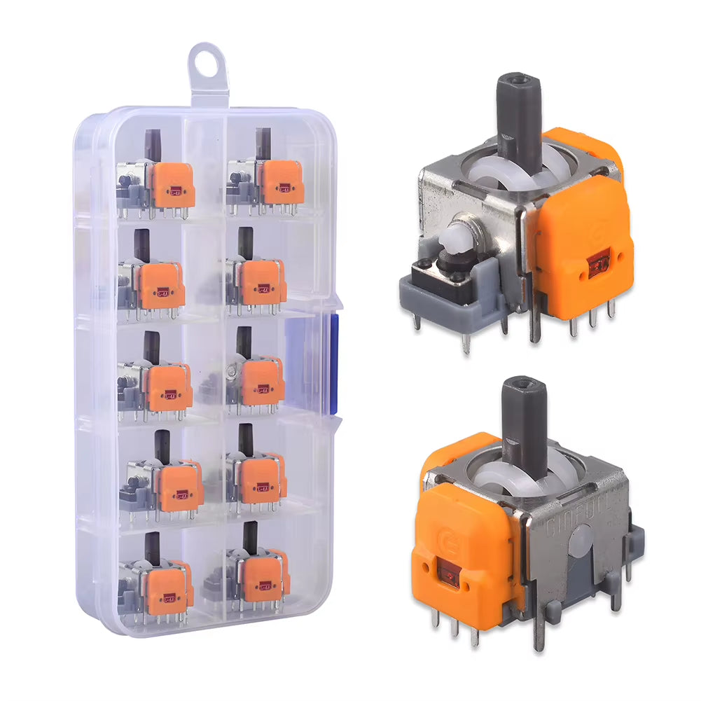 10PCS Hall Electromagnetic Joystick High Precision No Drifting Hall Effect Thumb Sticks Joystick Rocker Module for Ps4/Ps5/Xbox