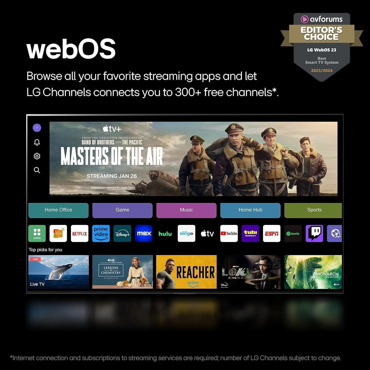 LG 43 Inch Class QNED80T Series 4K QNED TV with Webos 24