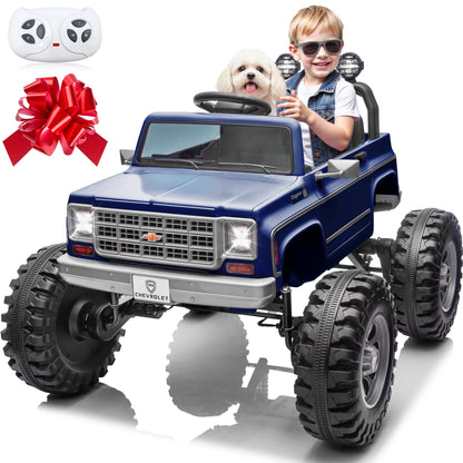 Licensed Chevrolet Cheyenne 24V Ride-On Car with 4x200W Motors and Remote Control - 24 Volt Ride-On Toy for Children