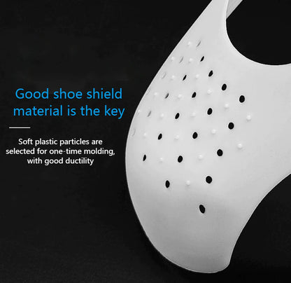 Pair Sneaker Shoe anti Crease Protector Decreaser Toe Force Creasing Shoes Cover