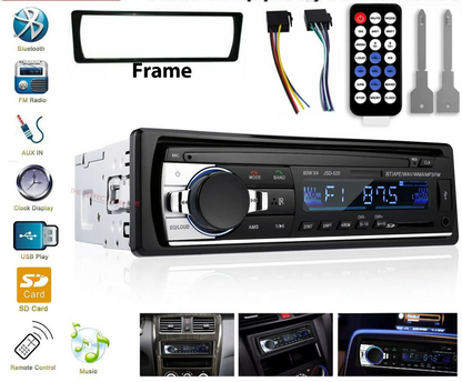 Bluetooth Car Stereo Audio In-Dash FM Aux Input Receiver SD USB MP3 Radio Player