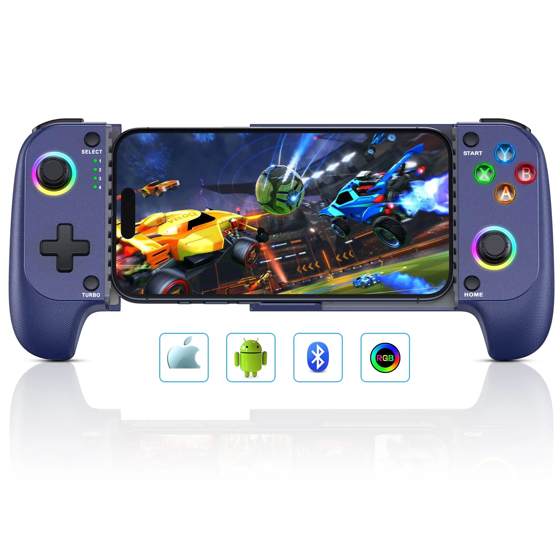 BEBONCOOL MC103 Gamepad Type-C Mobile Phone Controller Hall Effect Stretching Handle Joystick Android Ps Cloud Game Customized