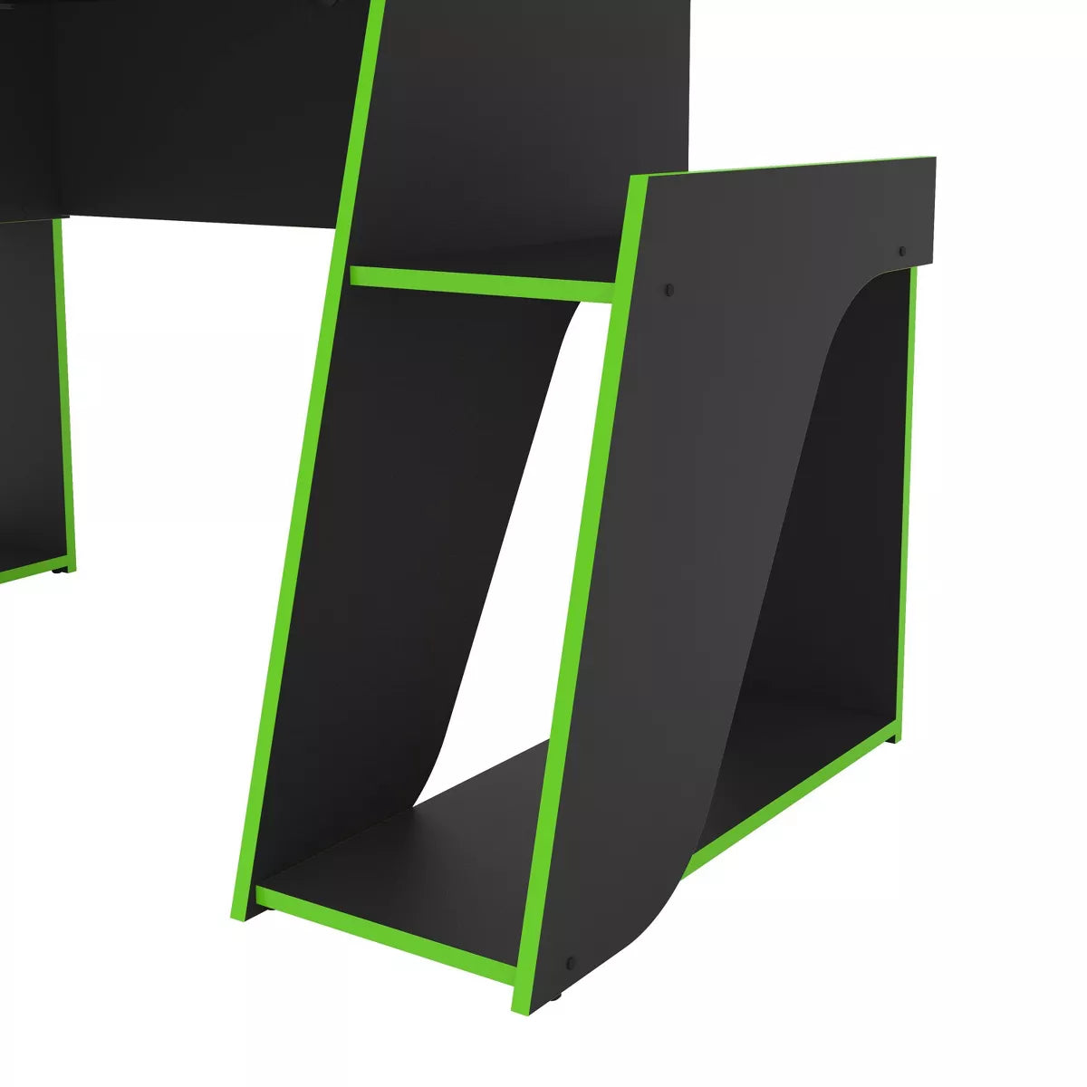 Mission Gaming Desk - Black/Green