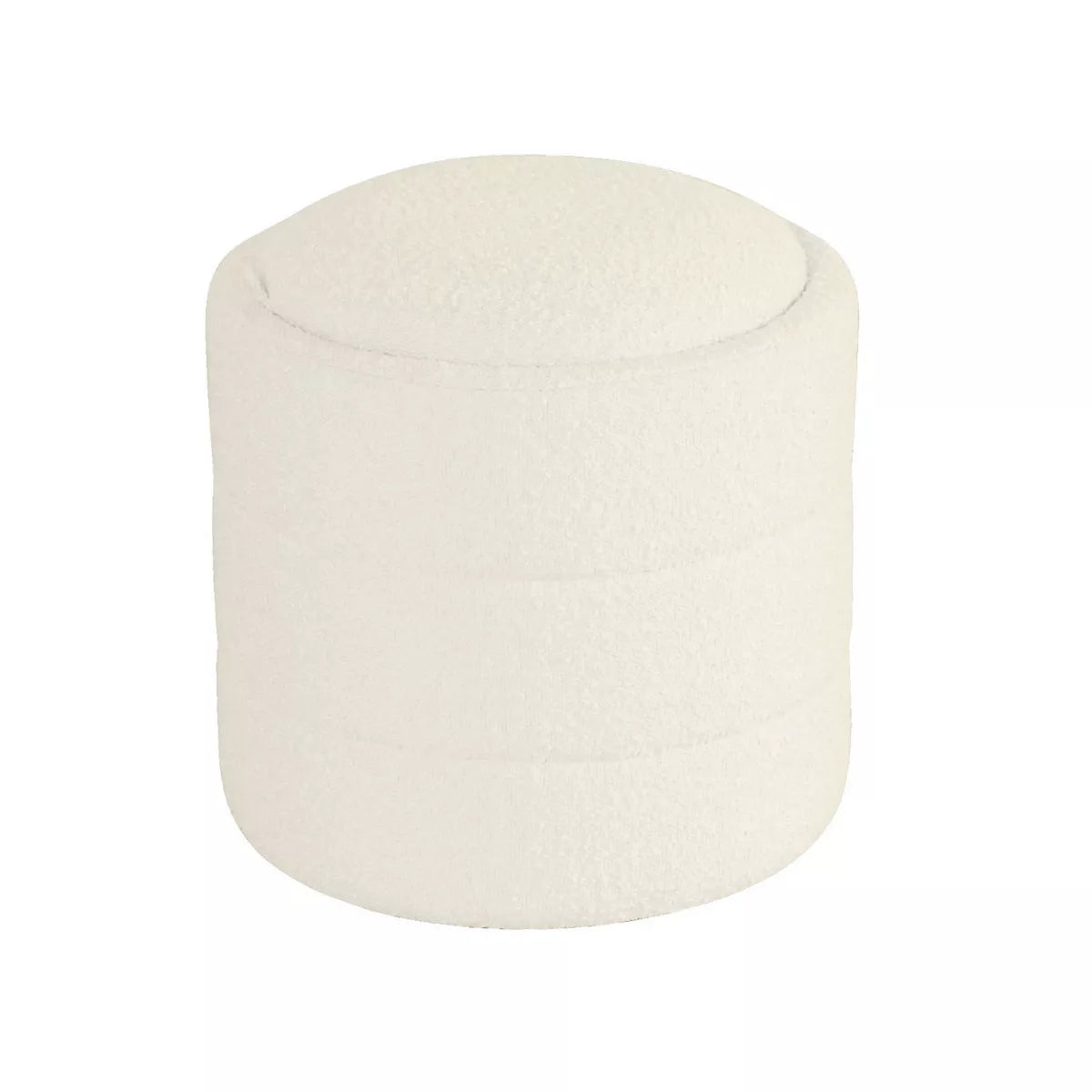 Storage round Ottoman 
