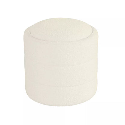 Storage round Ottoman 