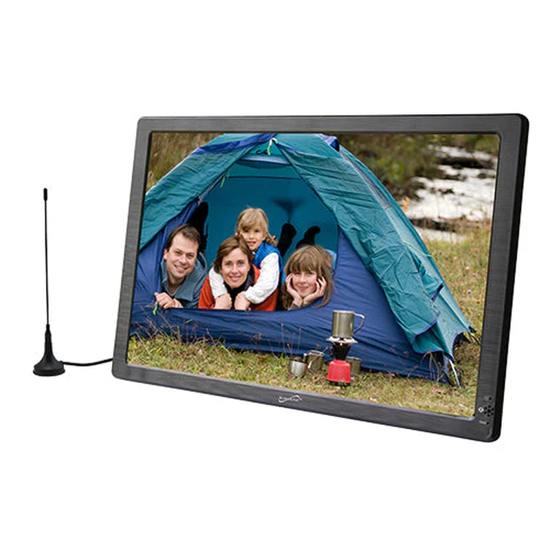 Supersonic 12" Portable Digital LED TV with USB & SD Inputs, 12 Volt ACDC Compatible for Rvs (SC-2812)
