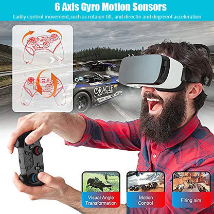 Wireless Controller Compatible-Nintendo Switch Adjustable Turbo with 6-Axis Vibration Gamepad for PC/NS Lite Console