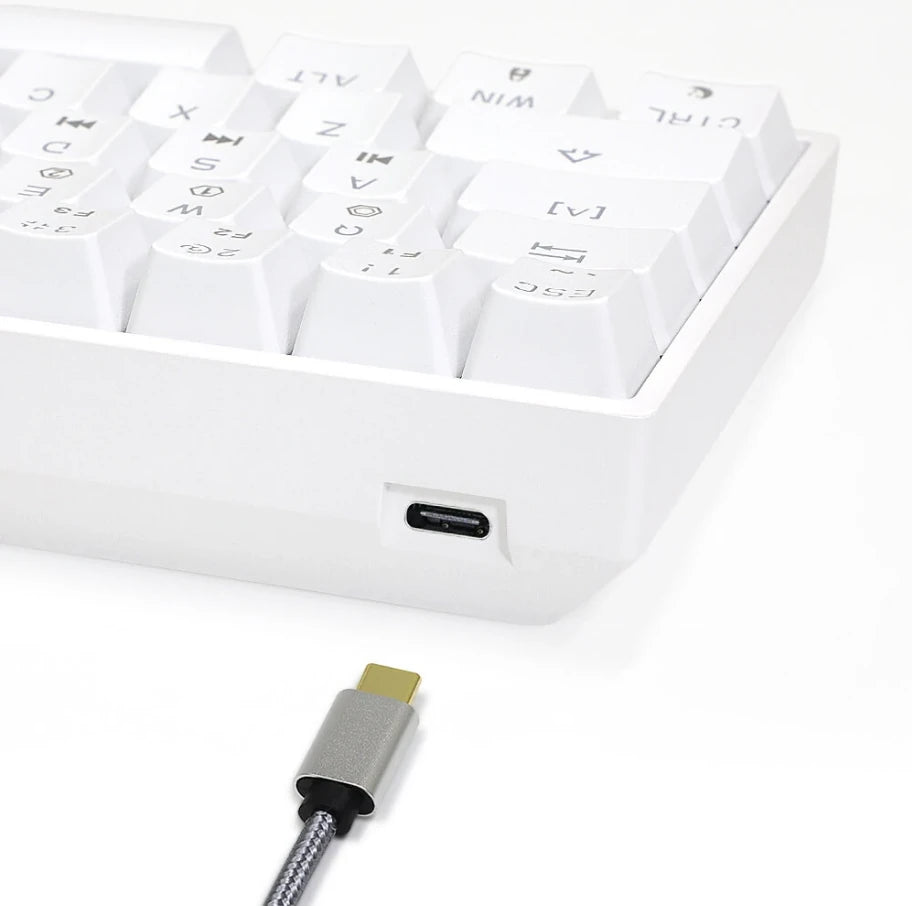 SKYLOONG GK61 Mechanical Keyboard 61 Keys Hot Swappable Gateron Optical Switch RGB Type-C Wired Programmable 60% Layout Gaming Keyboard