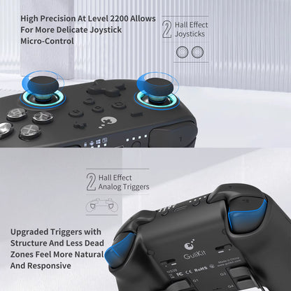 KK3 MAX Controller NS39 Kingkong 3 Wireless Gamepad for Windows Nintendo Switch Android Ios with Hall Effect Joysticks
