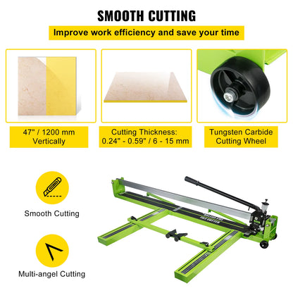 Succebuy Professional Manual Tile Cutter with Infrared Laser Positioning for Porcelain Flooring