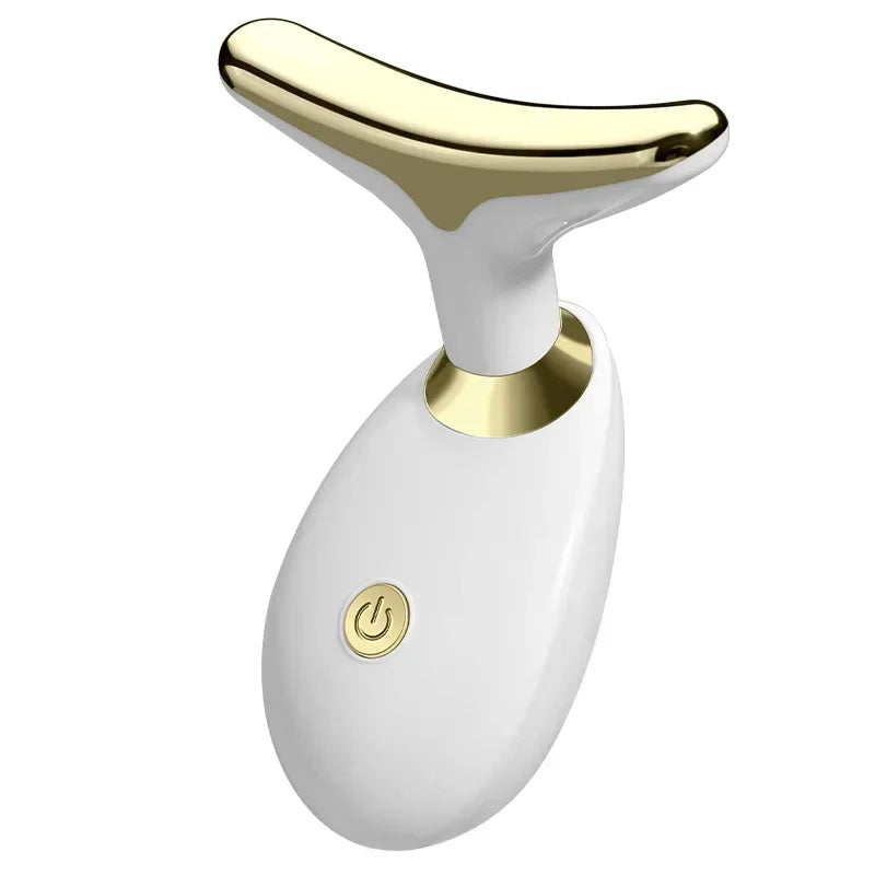 Facial & Neck Massager – Skin Firming, Wrinkle Reducer & Sculpting Tool | Portable LED Light Therapy for Face & Neck Care
