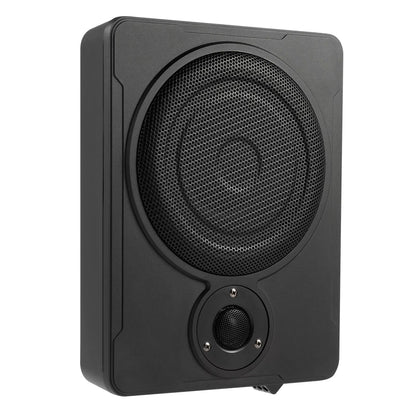8 Inch 200W Car Under-Seat Active Subwoofer Power Amplifier Bass Box Car Ultra Slim Subwoofer Car Stereo Audio Speaker 30-100Hz