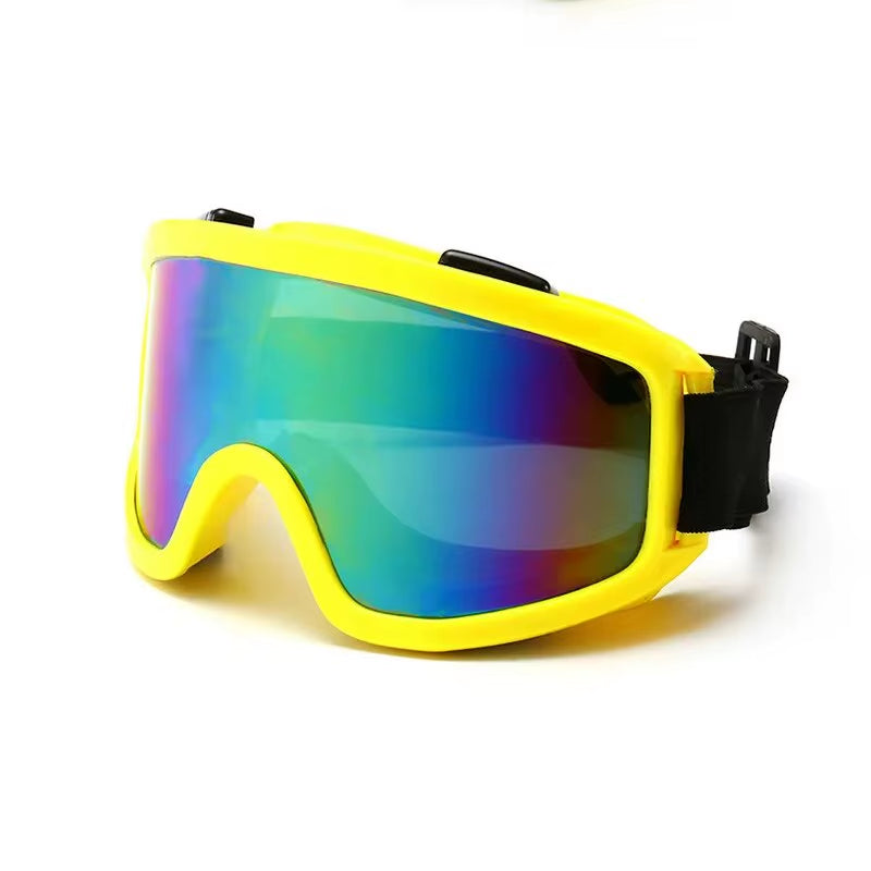 Protective Motorcycle Helmet Goggles for Outdoor Sports - Windproof and Dustproof Eye Protection for Skiing, Snowboarding, Motocross, and Riot Control