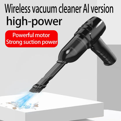 Wireless High-Power Dual-Use Car and Home Vacuum Cleaner - Multi-Functional Handheld Device with Strong Suction