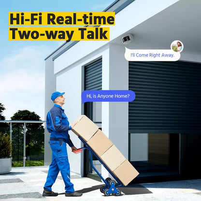 Smart Home 180° 8MP DUO POE Dual Lens Wide View Outdoor Video POE Camera,4K AI Human Detect,8Mp Security CCTV Camera