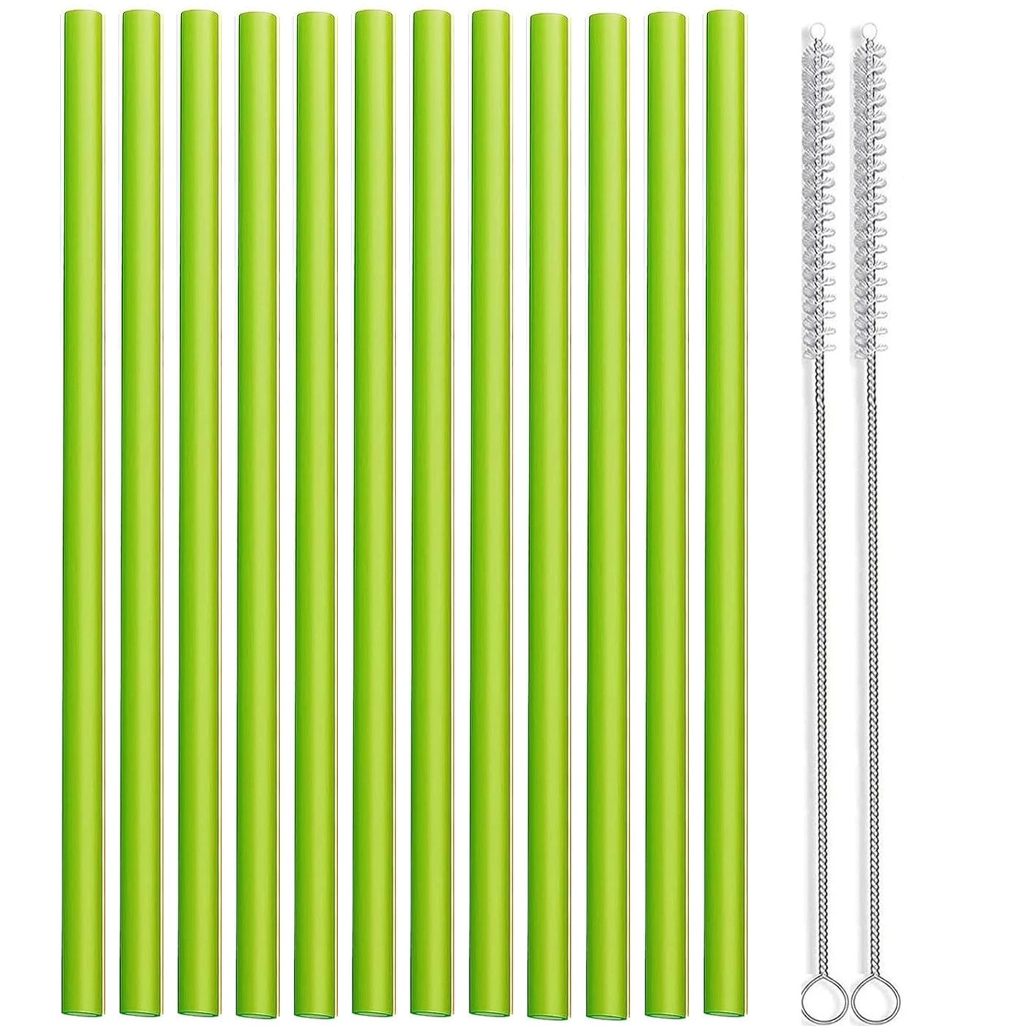 Set of 12 Long Color Replacement Straws for 40 Oz and 30 Oz Tumblers