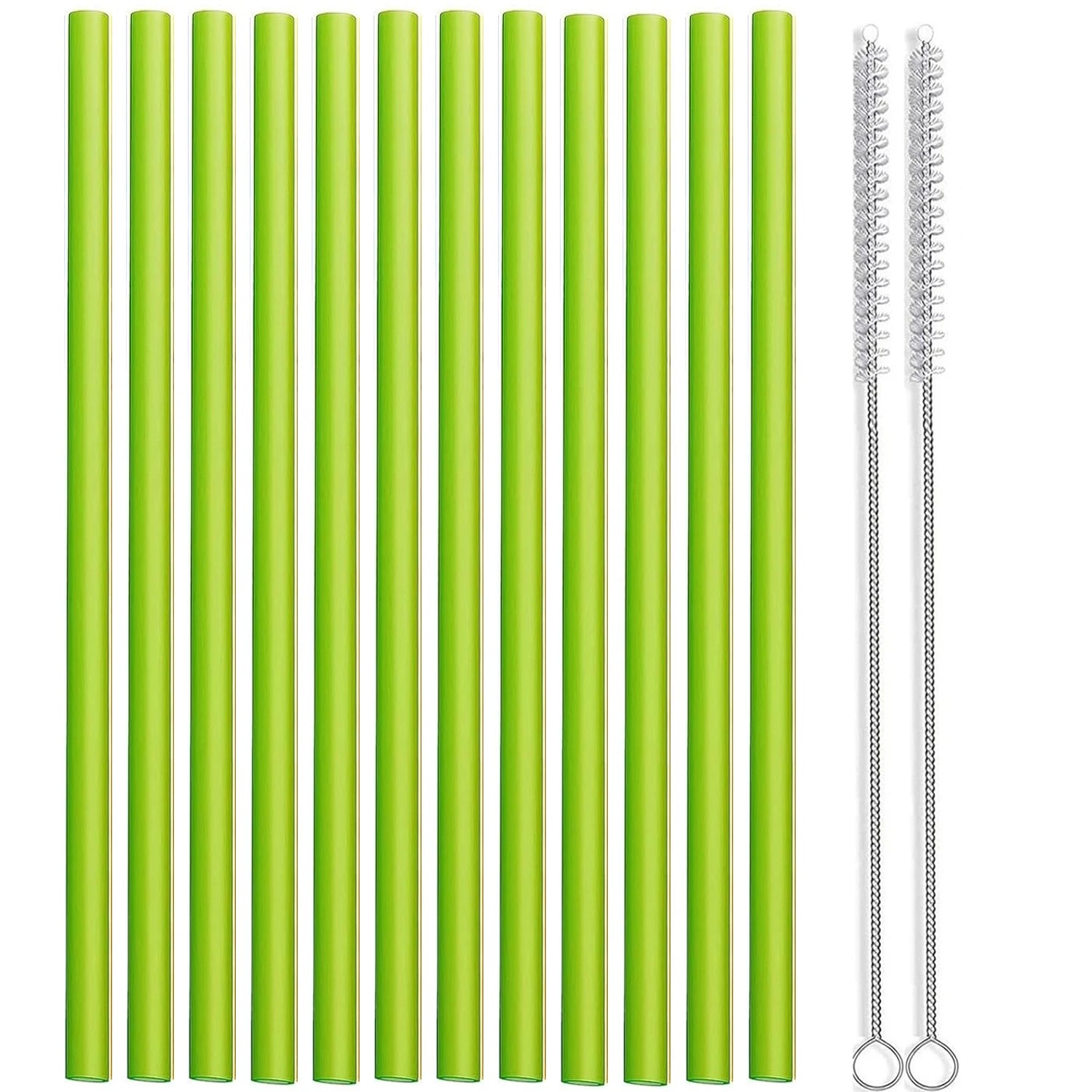 Set of 12 Long Color Replacement Straws for 40 Oz and 30 Oz Tumblers