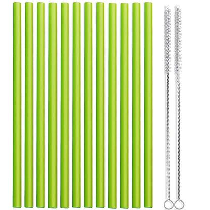 Set of 12 Long Color Replacement Straws for 40 Oz and 30 Oz Tumblers