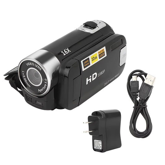 DH‑90 16X Digital Zoom 2.7 Inch Colourful Display Screen High Definition Camera Image Video Shooting Camcorder DV Camcorder