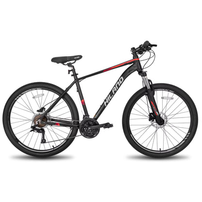 Aluminum Mountain Bike 21 Speeds, Hydraulic Disc-Brakes, Lock-Out Suspension Fork, 27.5 Inch Wheel, Bike for Men Mens