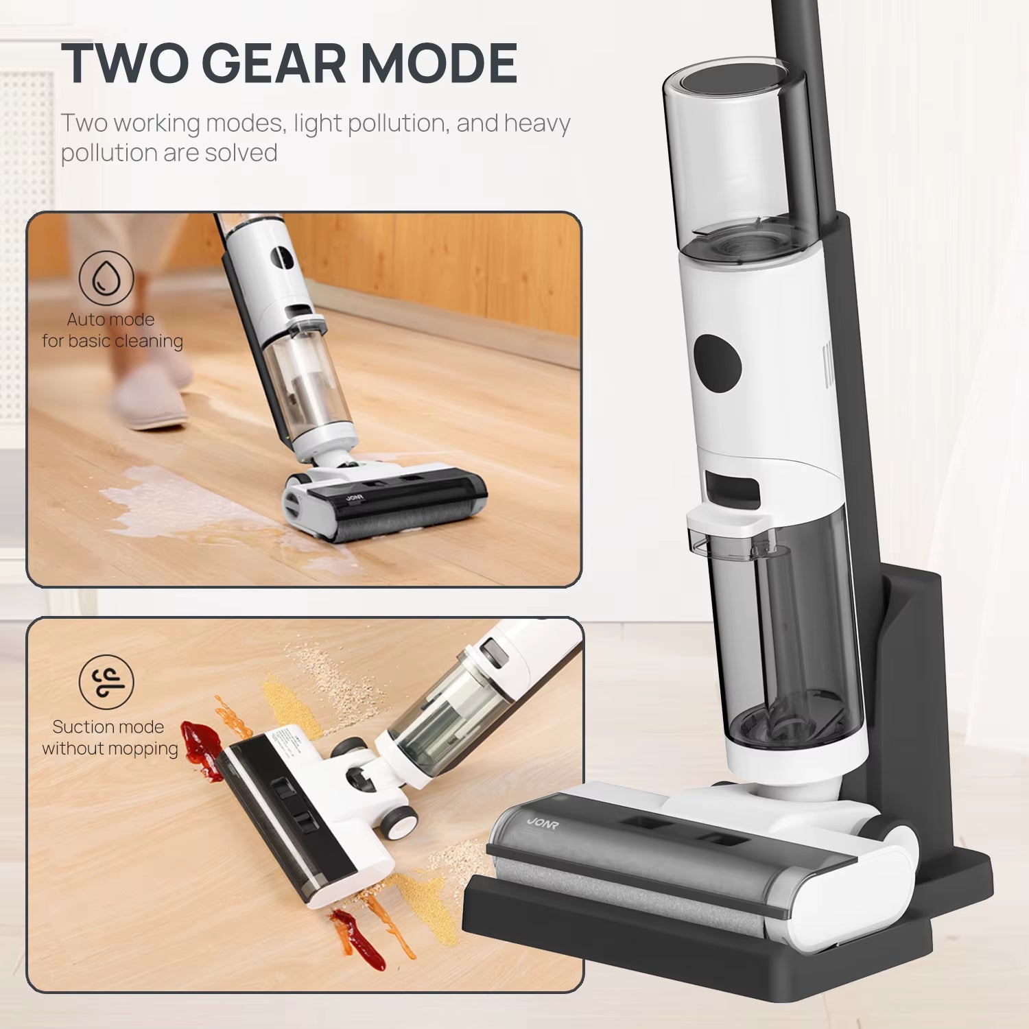 ED12 Wet Dry Smart Vacuum Washing Cleaner Wireless Washing Floor Cleaner/Mop Water