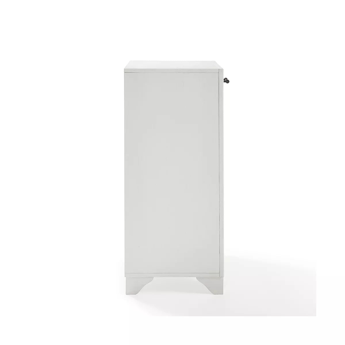 White Linen Hamper Decorative Wall Cabinet