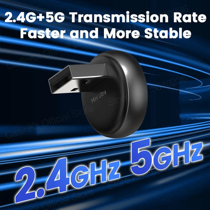 Carlinkit 5.0 Mini Ultra & Mini 5 Pro Wireless Adapter for Seamless Wireless CarPlay and Android Auto Connectivity