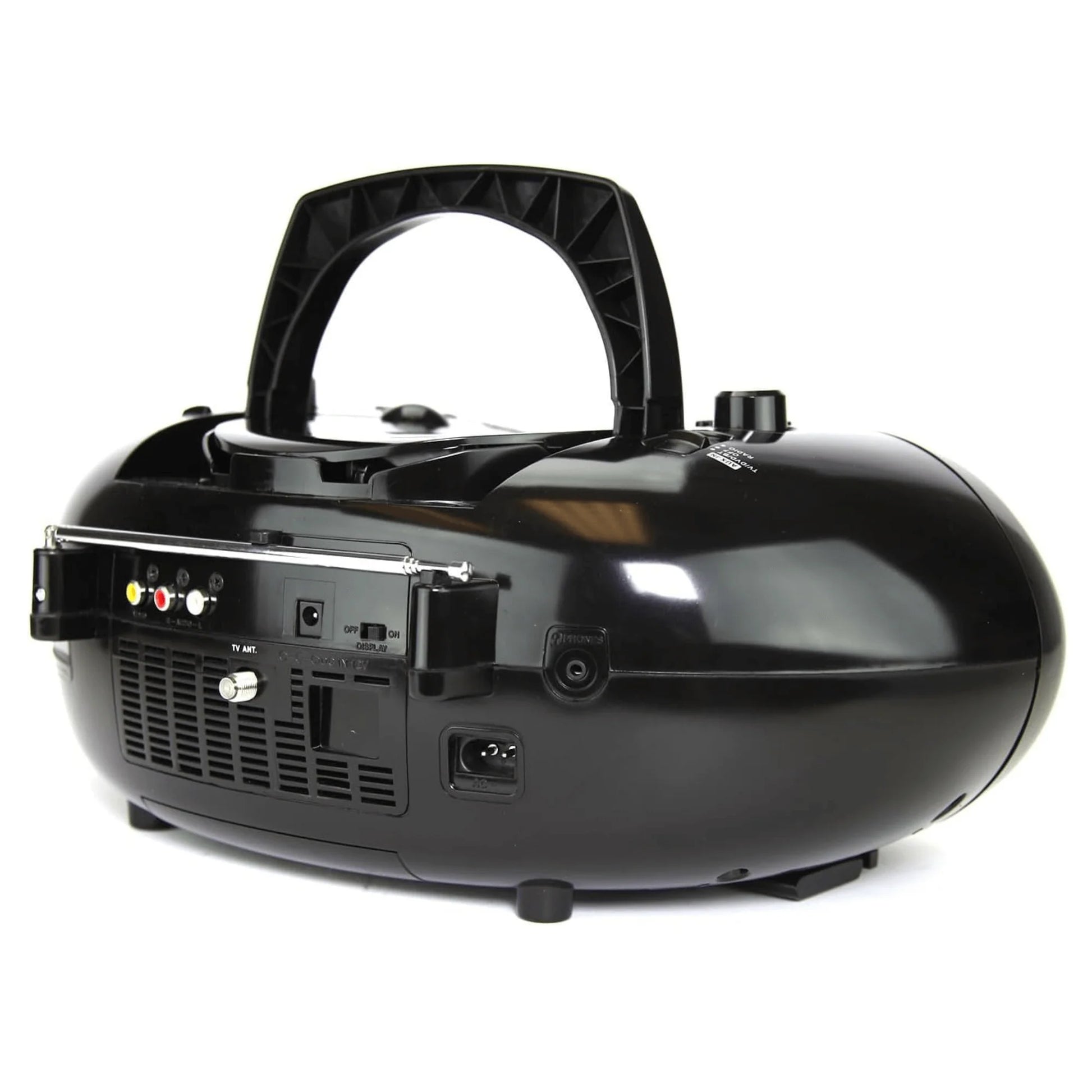 Emerson 7" Bluetooth DVD Boombox W AMFM Radio, Stereo Speakers & Multi-Media